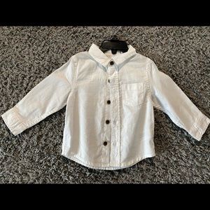 White button down